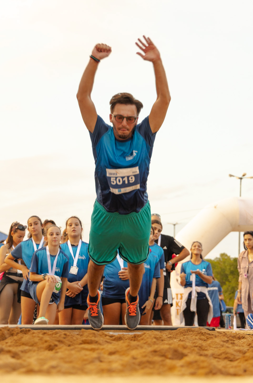Standing long jump event
