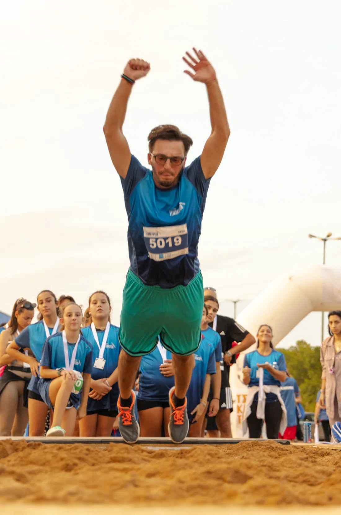 Standing long jump event